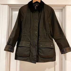 Barbour Women's Olive Waxed Jacket